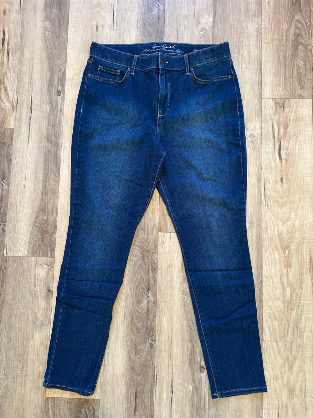 Gloria Vanderbilt Curvy Dark Blue Women’s Jeans Size 14